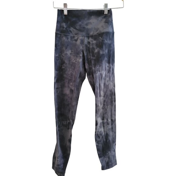 Lululemon Womens Wunder Under Gray Camo size 4 High Waist luxtreme legging yoga - Picture 1 of 6